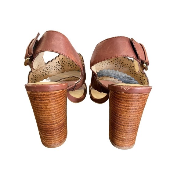 Kate Spade Paula Lasercut Women's Stacked Sandal Heels Size 10 - Picture 5 of 10